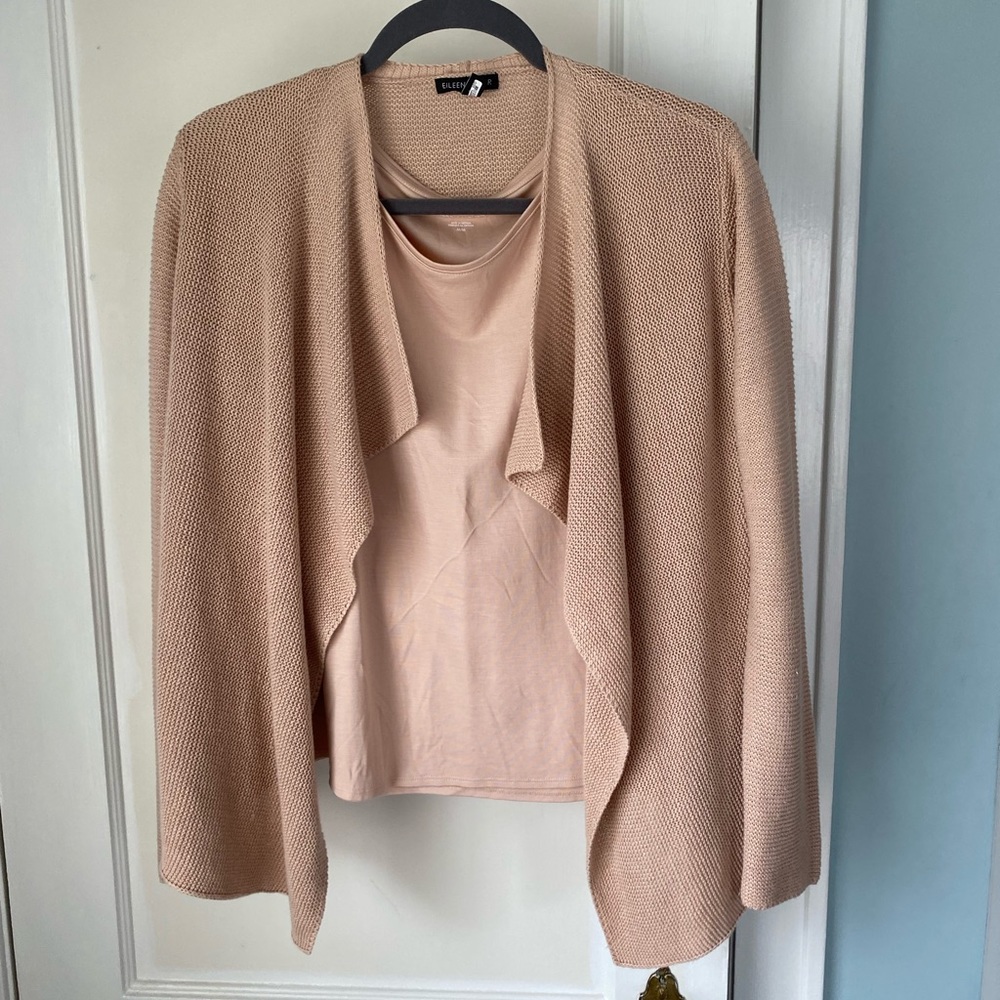 Eileen Fisher Sweater and Shirt Set